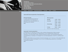 Tablet Screenshot of hautarzt-haare.de